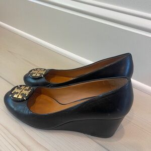 Tory Burch Black Wedge